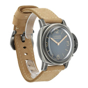 Panerai Luminor Venticinque Blue Dial Steel 44mm Manual Wind Mens Watch PAM02025