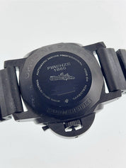 Panerai Luminor Submersible Carbon Black Dial 47mm Automatic Mens Watch PAM00616