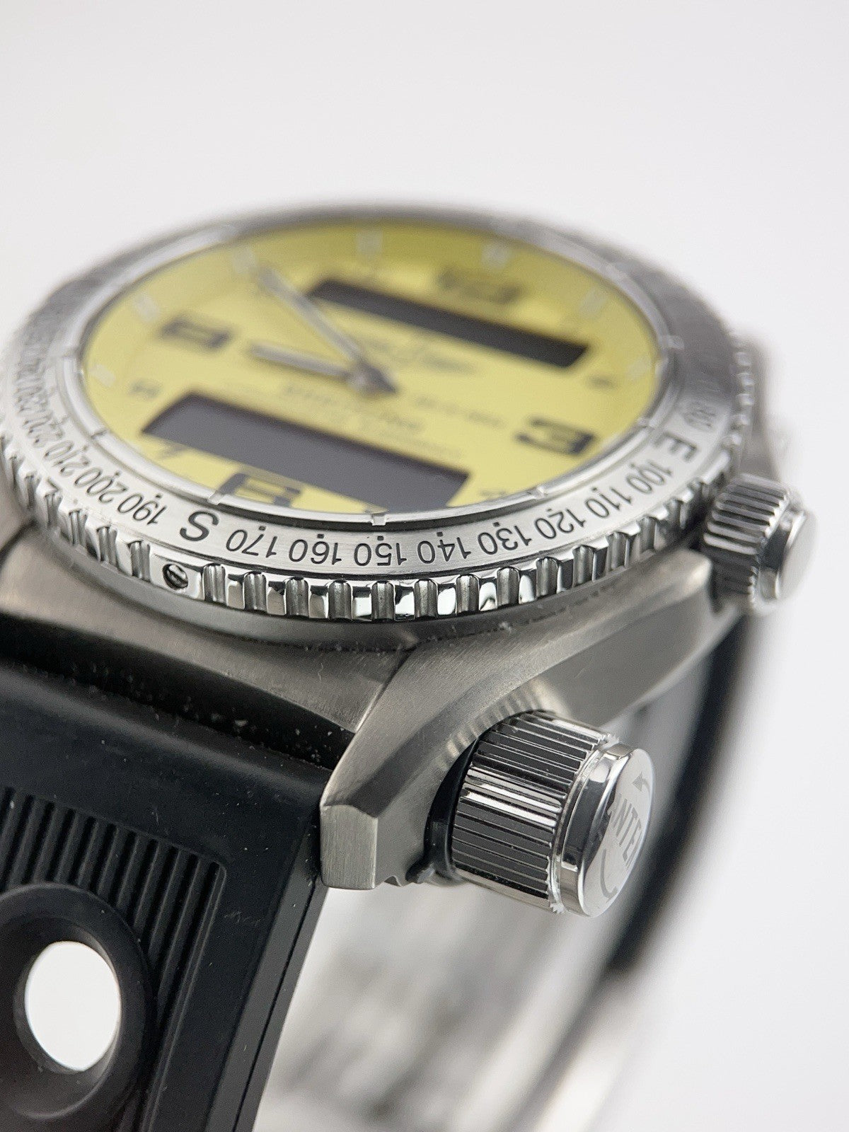 Breitling Emergency Titanium Yellow Dial 43mm Digital Quartz Men’s Watch E76321