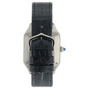 Cartier Santos Dumont Silver Dial Stainless Steel 31mm Quartz Mens WSSA0022