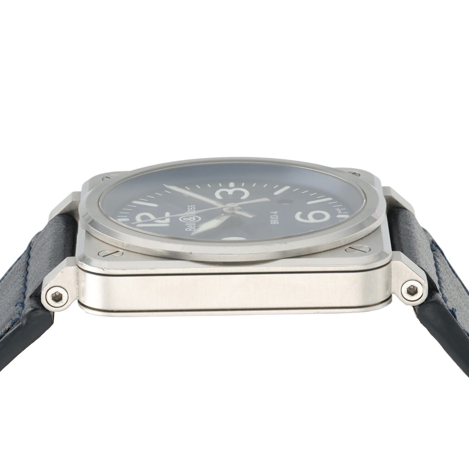 Bell & Ross BR03A Blue Dial Stainless Steel 42mm Automatic Mens BR03A-BLU-ST/SCA