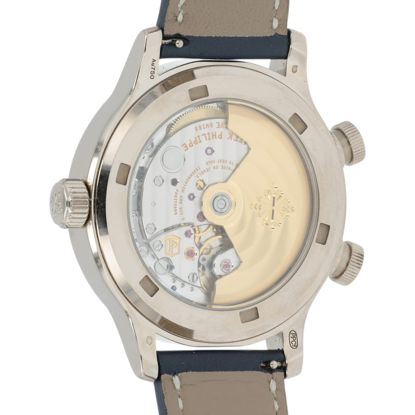 Patek Philippe Calatrava Blue Dial 18k White Gold 37.5mm Auto Watch 7234G-001