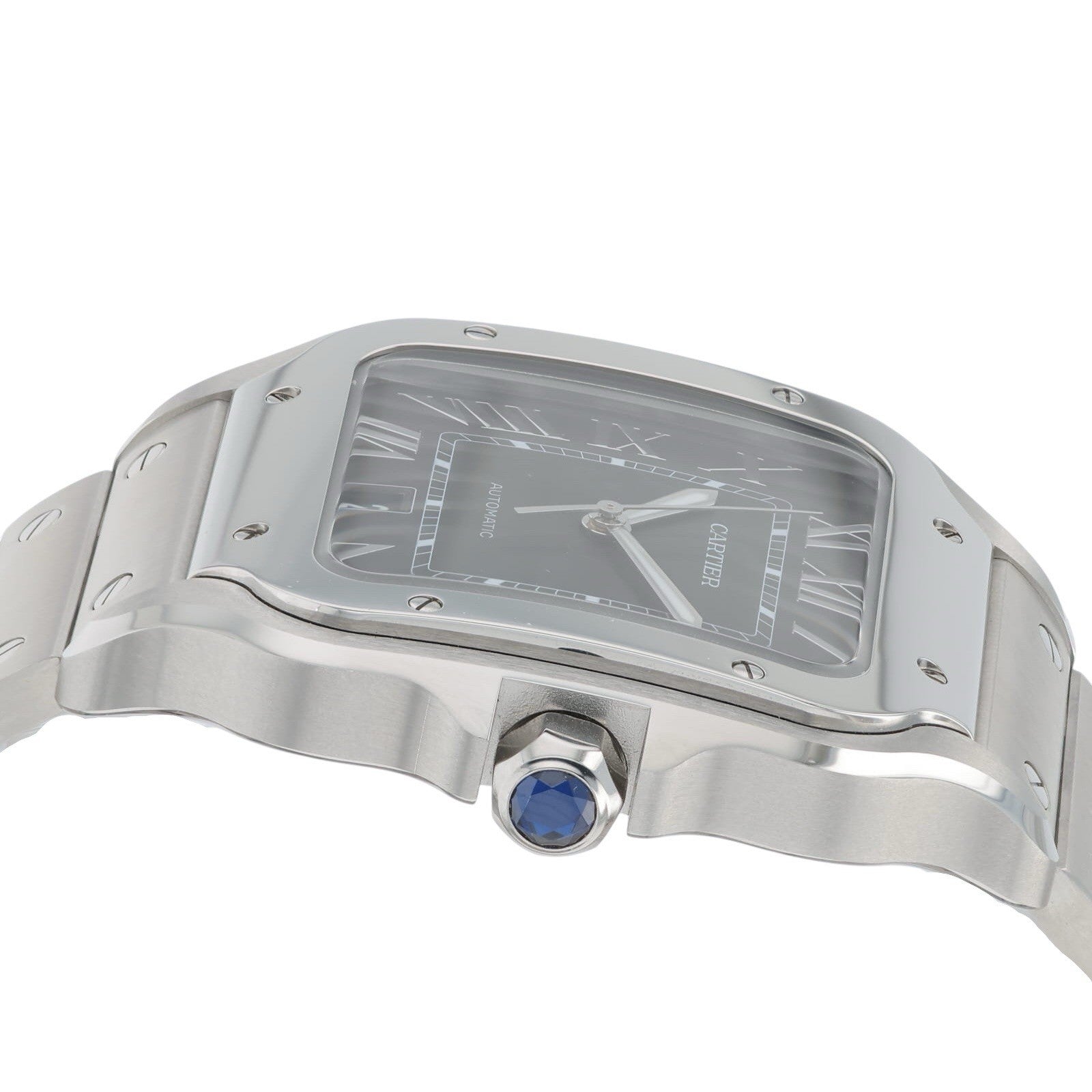 Cartier Santos Large Stainless Steel Green Dial 39mm Automatic Men’s WSSA0062