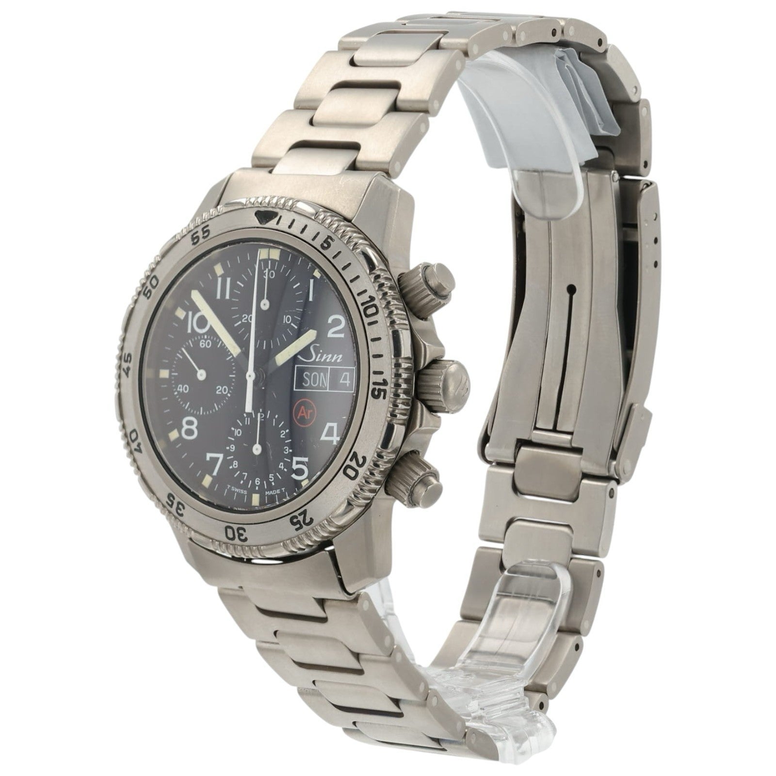 Sinn Chronograph Black Dial Titanium 41mm Automatic Movement Men’s Watch 103
