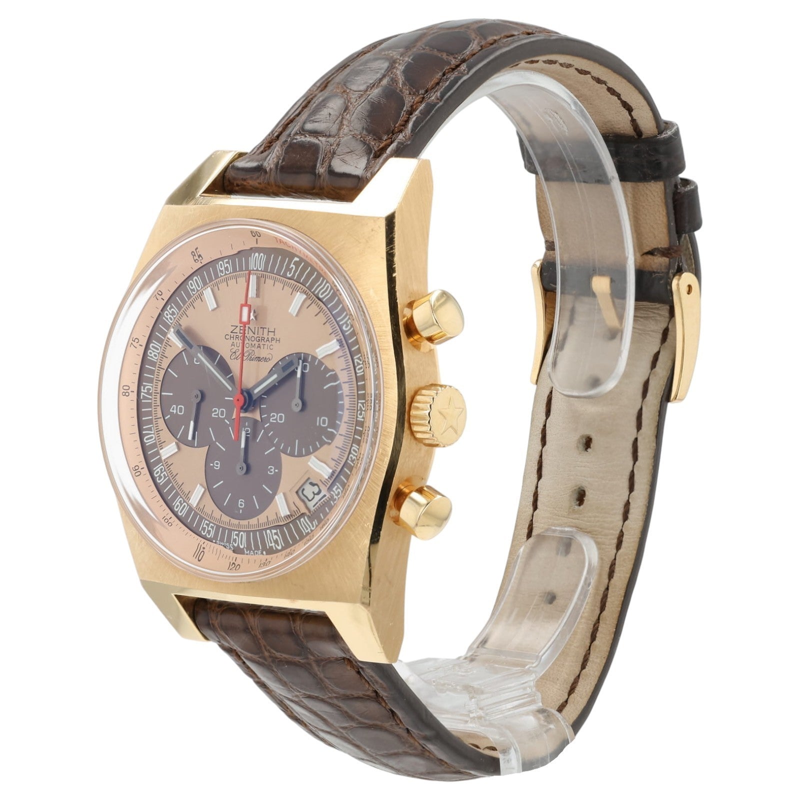 Zenith El Primero New Vintage 1969 Copper Dial 18k Rose Gold 40mm 18.1969.469