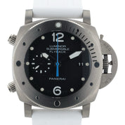 Panerai Submersible Flyback Black Dial Titanium 47mm Automatic Mens PAM00614