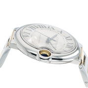 Cartier Ballon Bleu Silver Dial Gold & Steel 42mm Automatic Men’s Watch W69009Z3