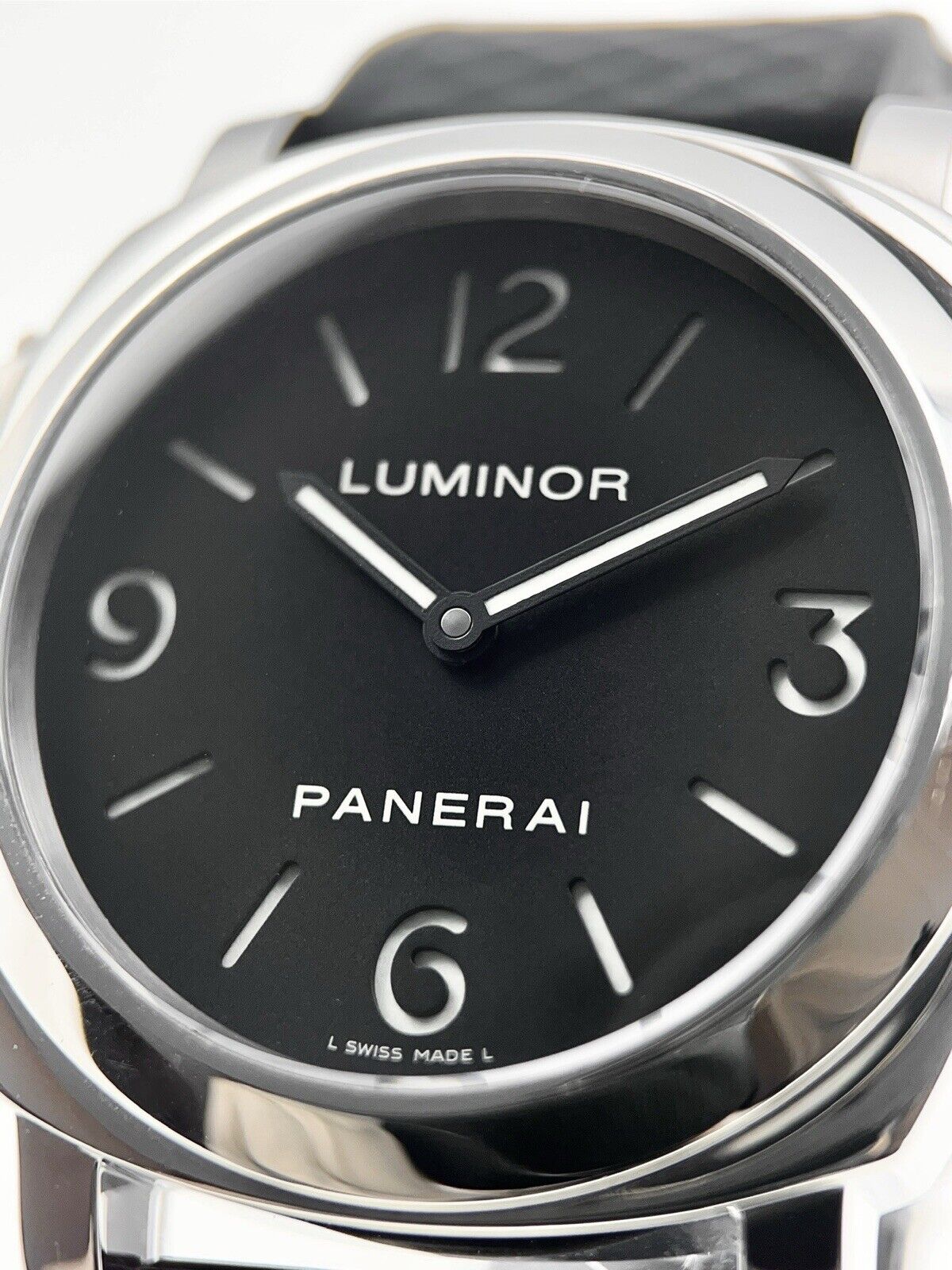 Panerai Luminor Base Left Hand Steel 44mm Manual Wind Men’s Watch PAM00219