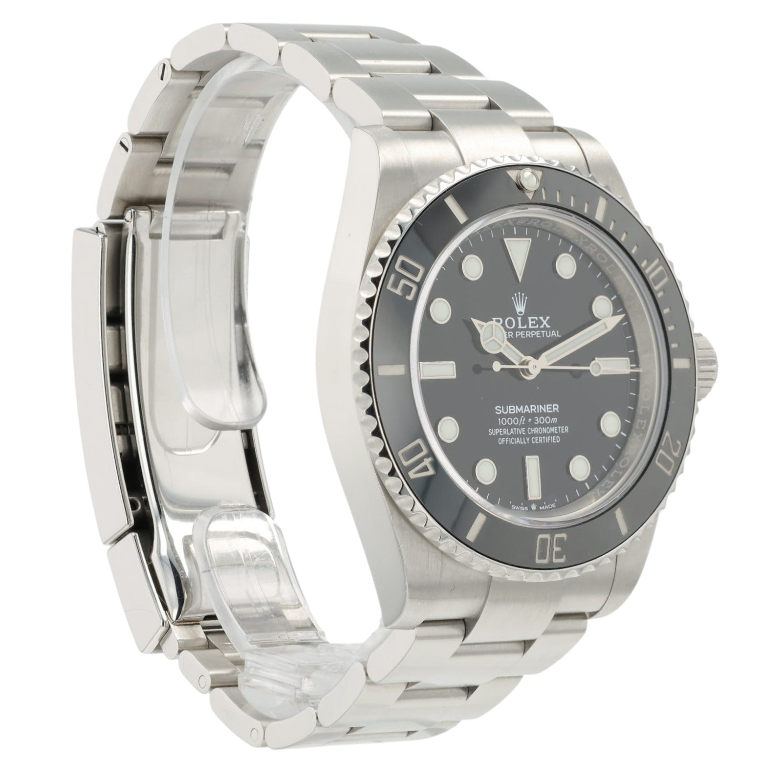 Rolex Submariner No-Date Black Dial Stainless Steel 41mm Automatic Mens 124060