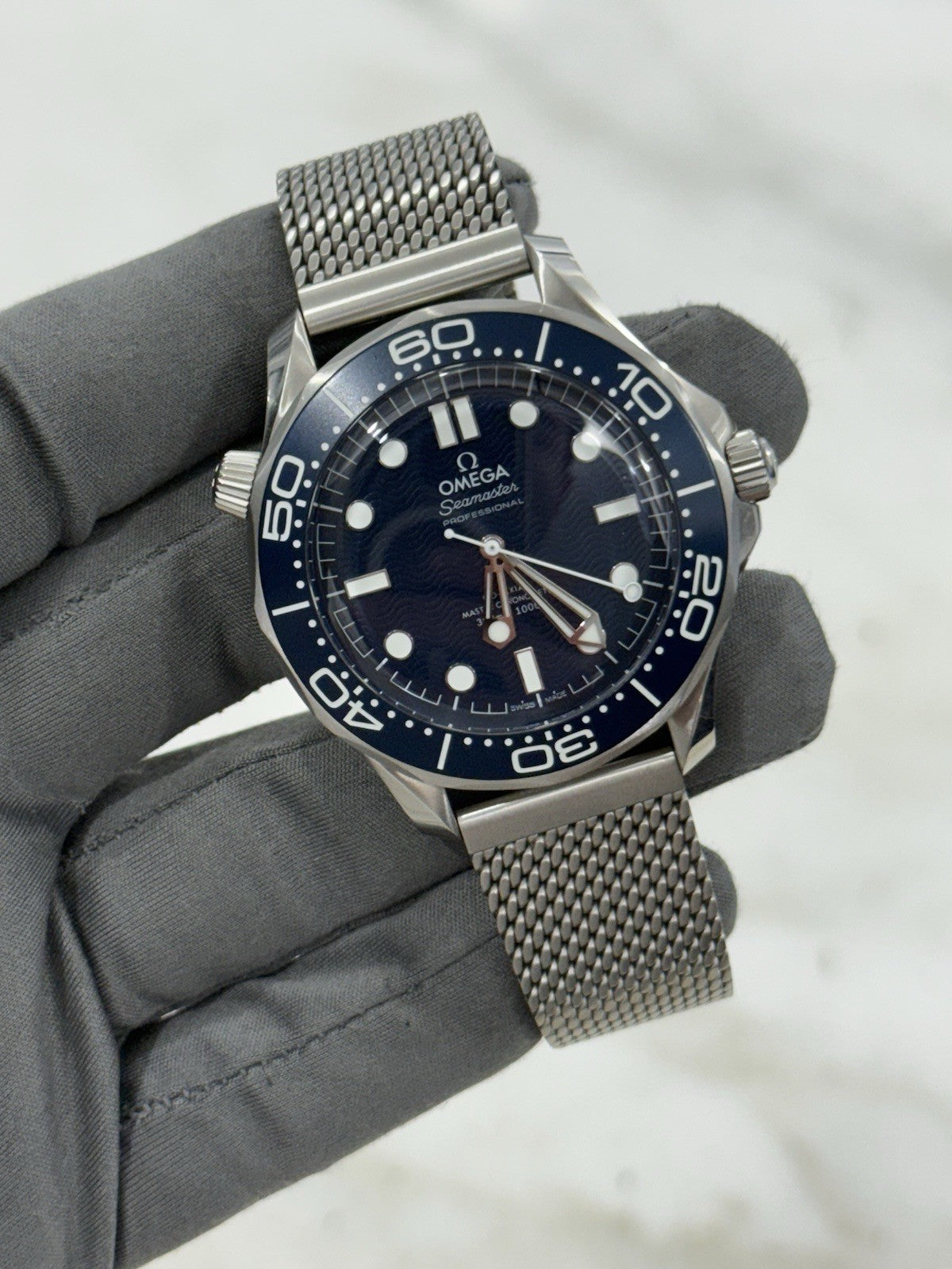 OMEGA Seamaster Diver 300M James Bond 60th Anniversary Blue Dial 42mm Watch