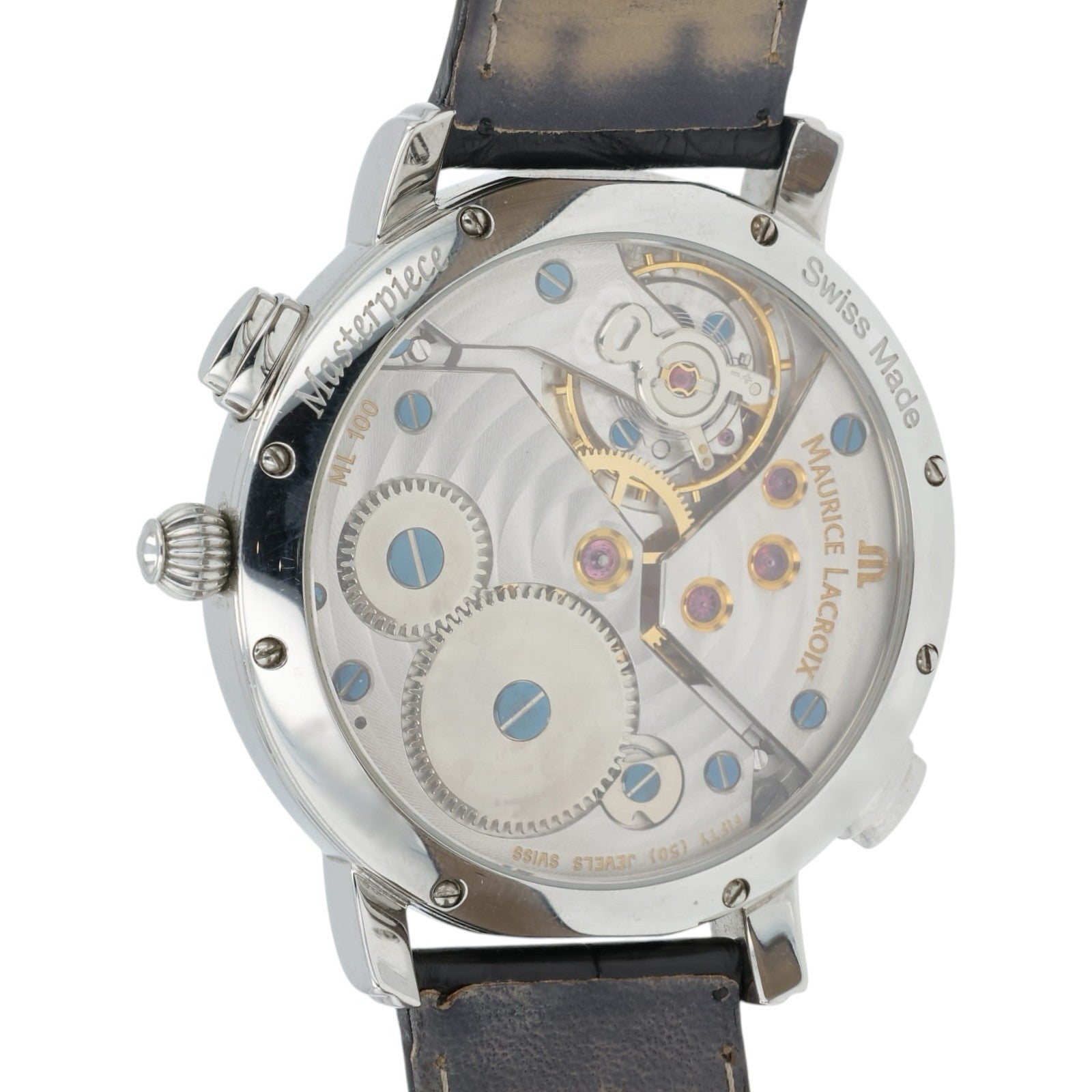 Maurice Lacroix Silver Dial Stainless Steel 43mm Manual Wind Men’s Watch MP7018