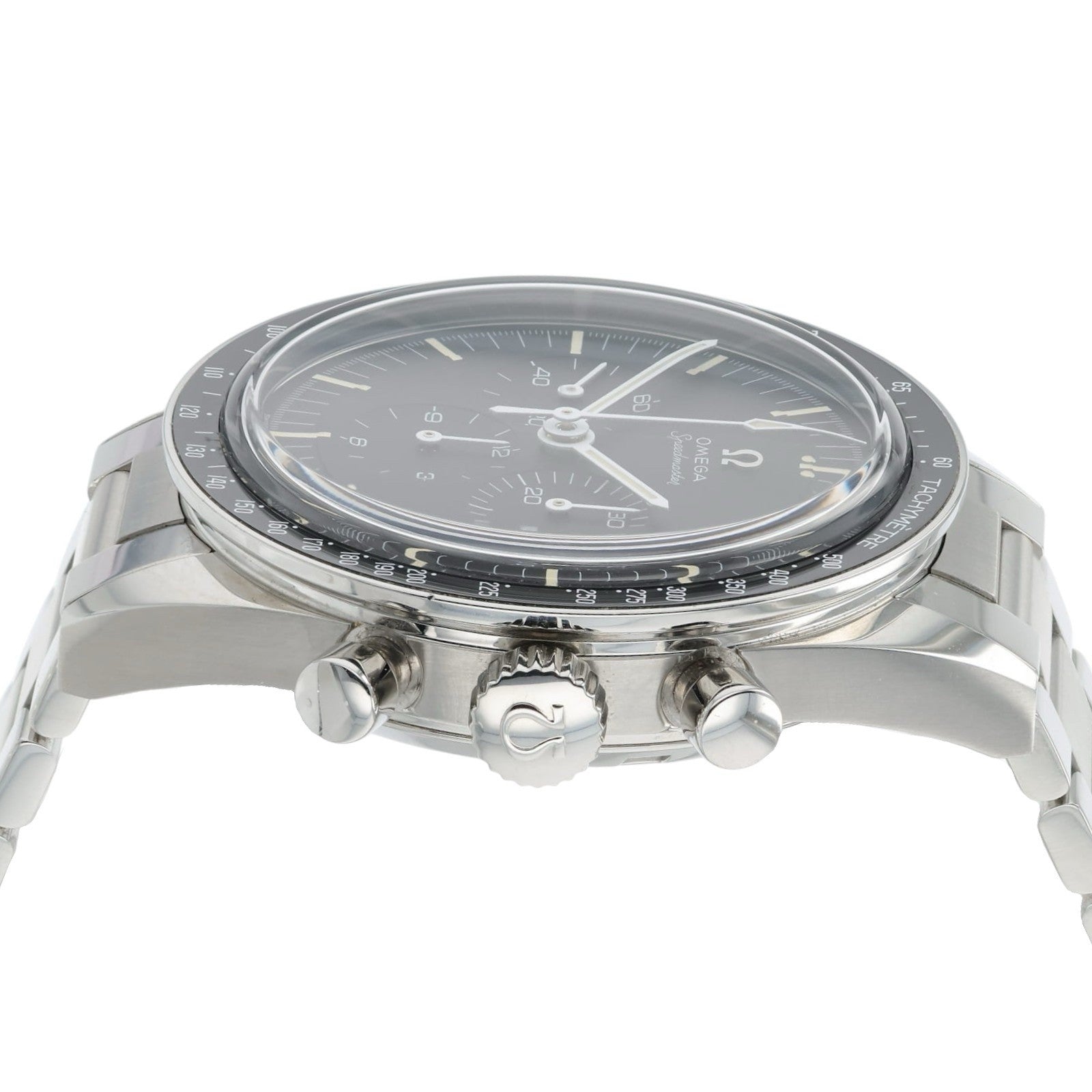 Omega Speedmaster Ed White Black Dial Stainless Steel Watch 311.30.40.30.01.001