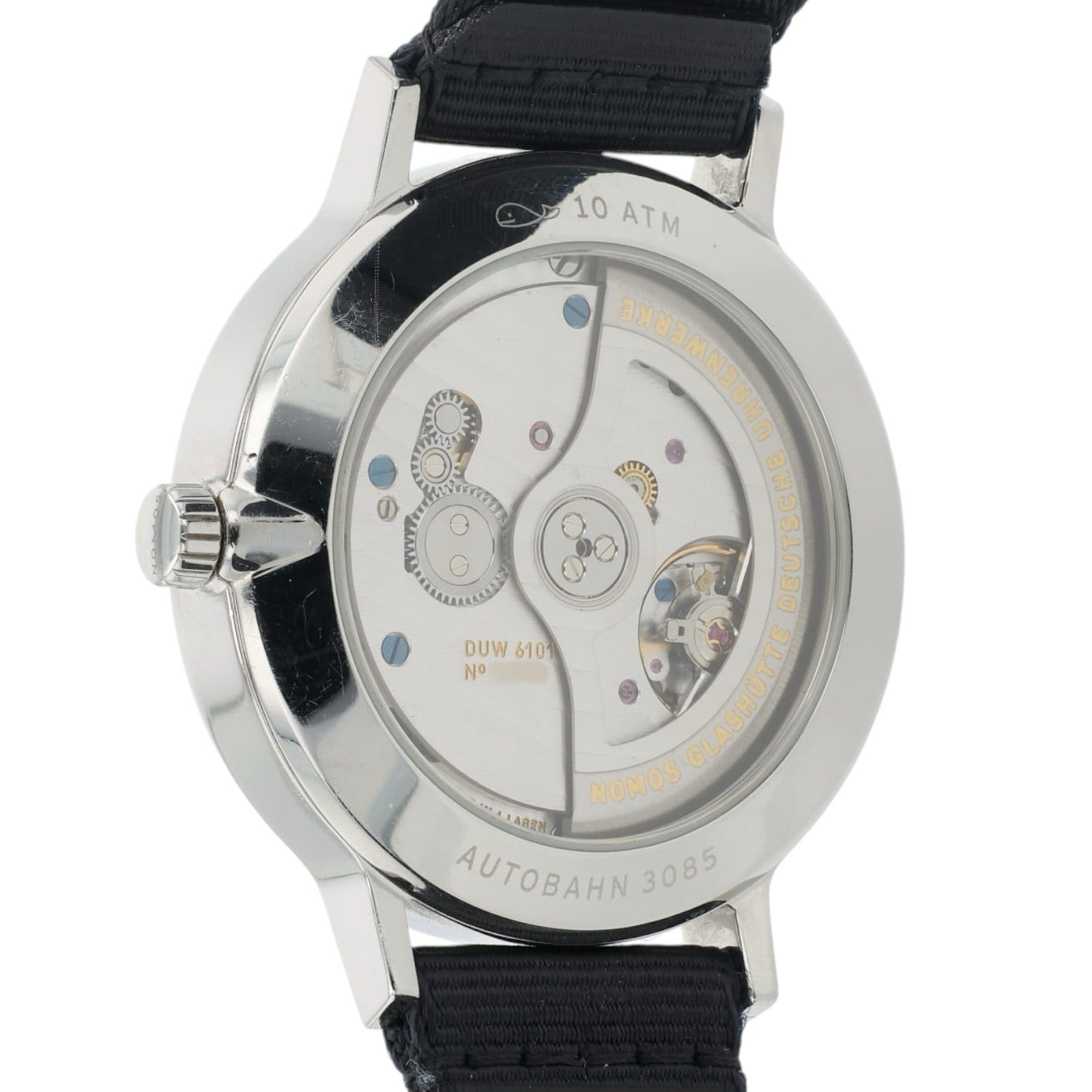 Nomos Autobahn Silver Dial Stainless Steel 41mm Automatic Movement Men’s Watch