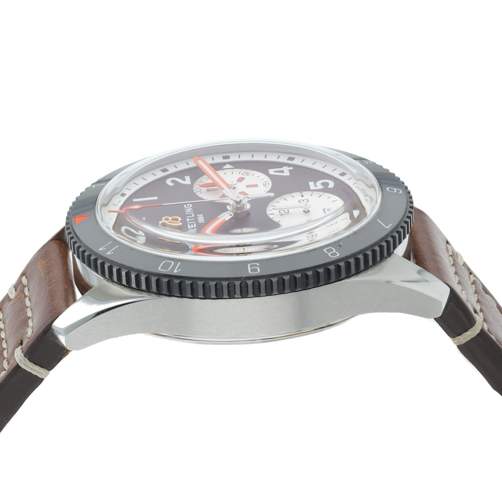 Breitling Classic Avi Stainless Steel Black Dial 42mm Automatic Men’s Y23380