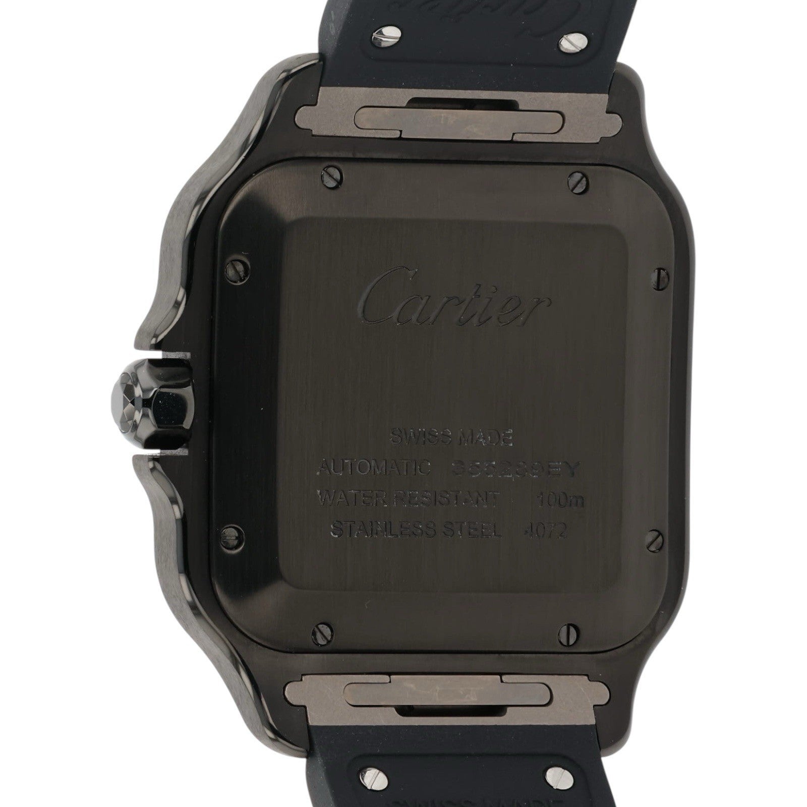 Cartier Santos Stainless Steel Black Dial 39x47mm Automatic Men’s Watch WSSA0039