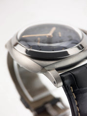 Panerai Luminor Equation Titanium Blue Dial 47mm Wind Up Men's Watch PAM00670