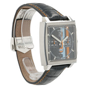 Tag Heuer Monaco Black Dial Stainless Steel 38mm Automatic Men’s Watch CW211A
