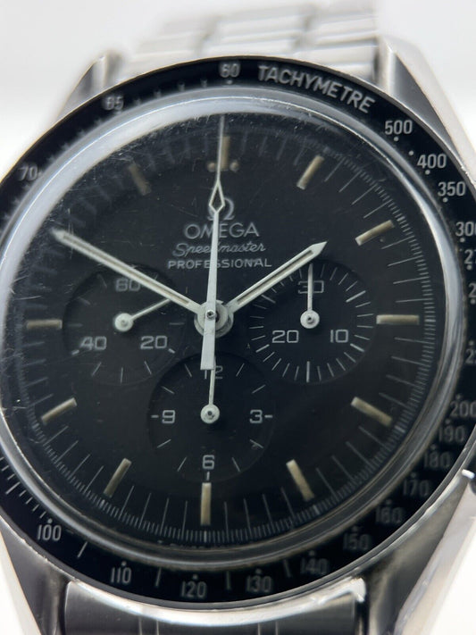 1985 Men's Omega Speedmaster Moonwatch Exhibition Back 3592.50 Apollo XI Watch