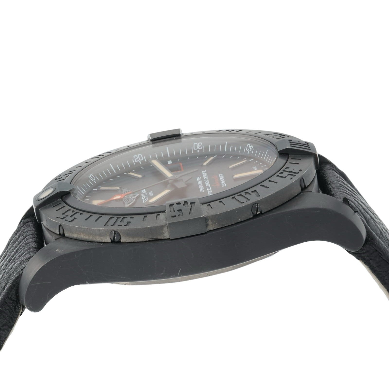 Breitling Avenger Blackbird Titanium Black Dial 44mm Automatic Mens Watch V17311