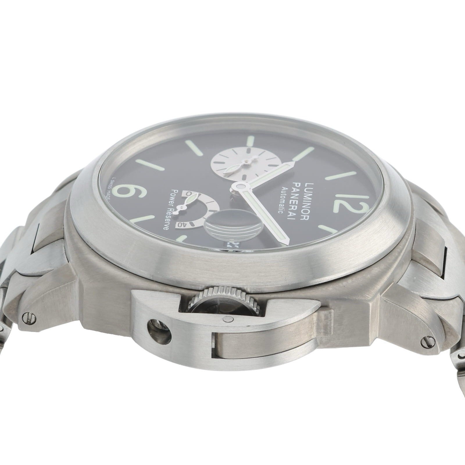 Panerai Luminor Power Reserve Titanium Black Dial 44mm Automatic Men’s PAM00171