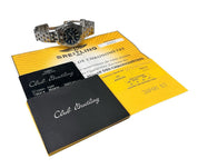 Breitling Galactic Stainless Steel Black Dial 41mm Automatic Men’s Watch A49350