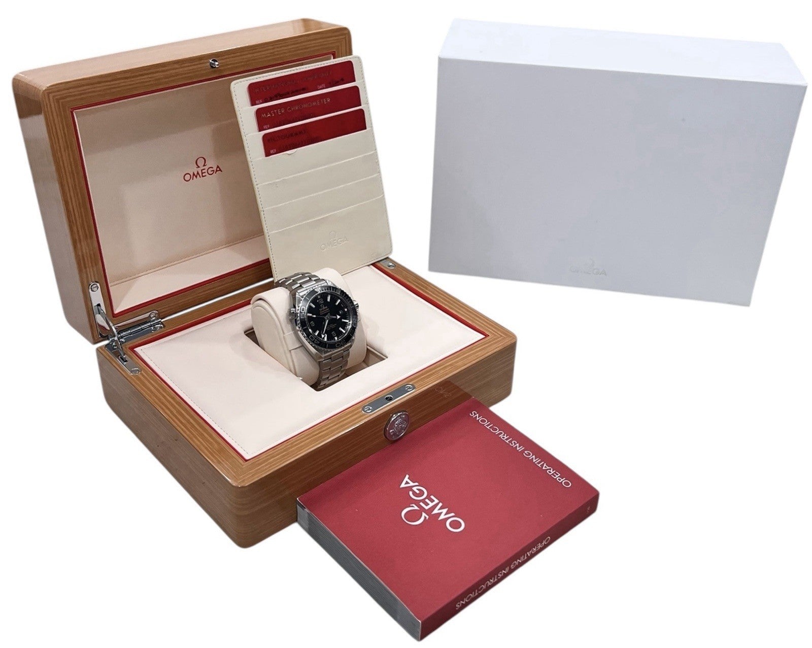 Omega Seamaster Steel Black Dial 43.5mm Automatic Mens Watch 215.30.44.21.01.001