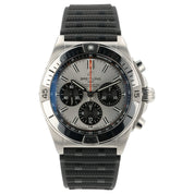 Breitling Chronomat Silver Dial Stainless Steel 42mm Automatic Mens Watch AB0134