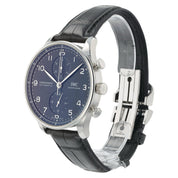 IWC Portugieser Chronograph Black Dial Steel 41mm Automatic Men’s Watch IW371609