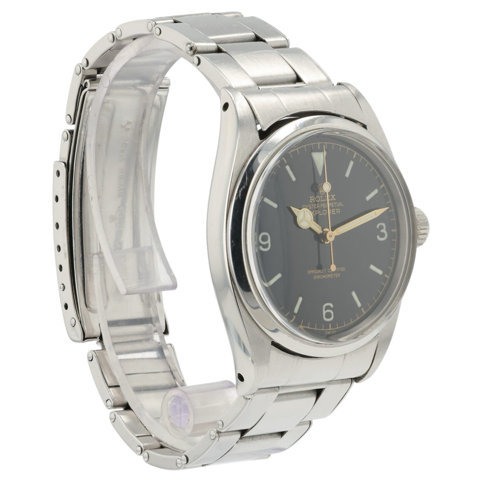 Rolex Explorer Black Dial Stainless Steel 36mm Automatic Movement Men’s 6610