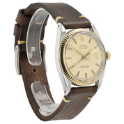 Rolex Datejust Champagne Dial Stainless Steel 36mm Automatic Men’s Watch 1601
