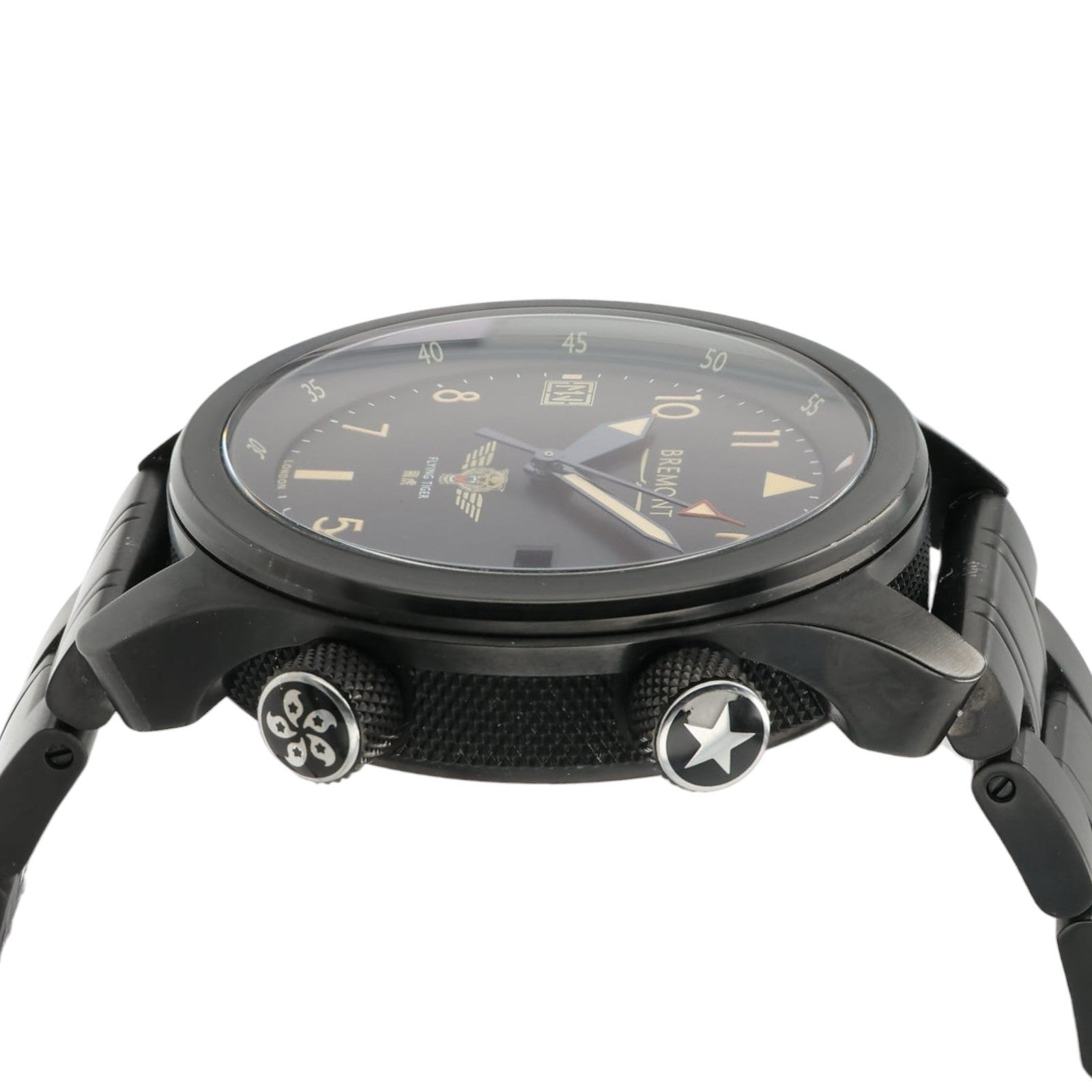 Bremont Flying Tiger Black Dial Stainless Steel 43mm Automatic Men’s Watch