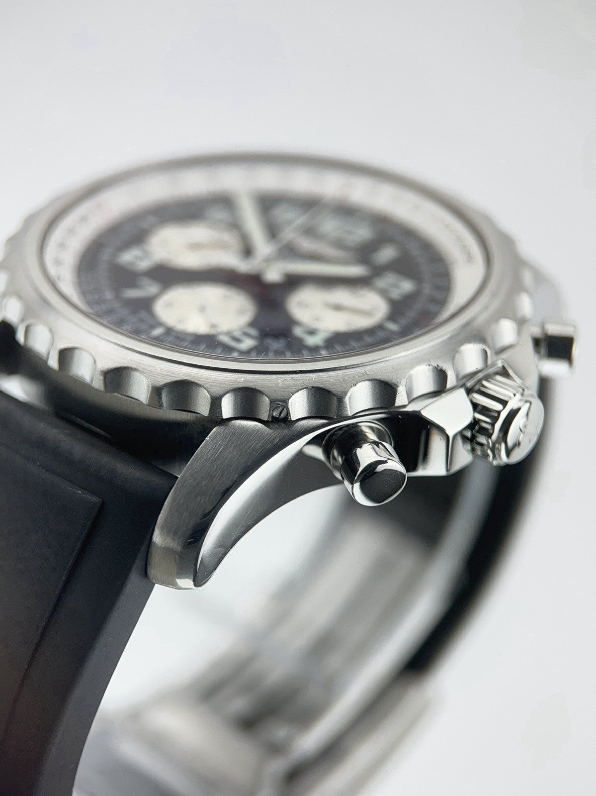 Breitling Chronospace Stainless Steel Black Dial 46mm Automatic Mens A23360