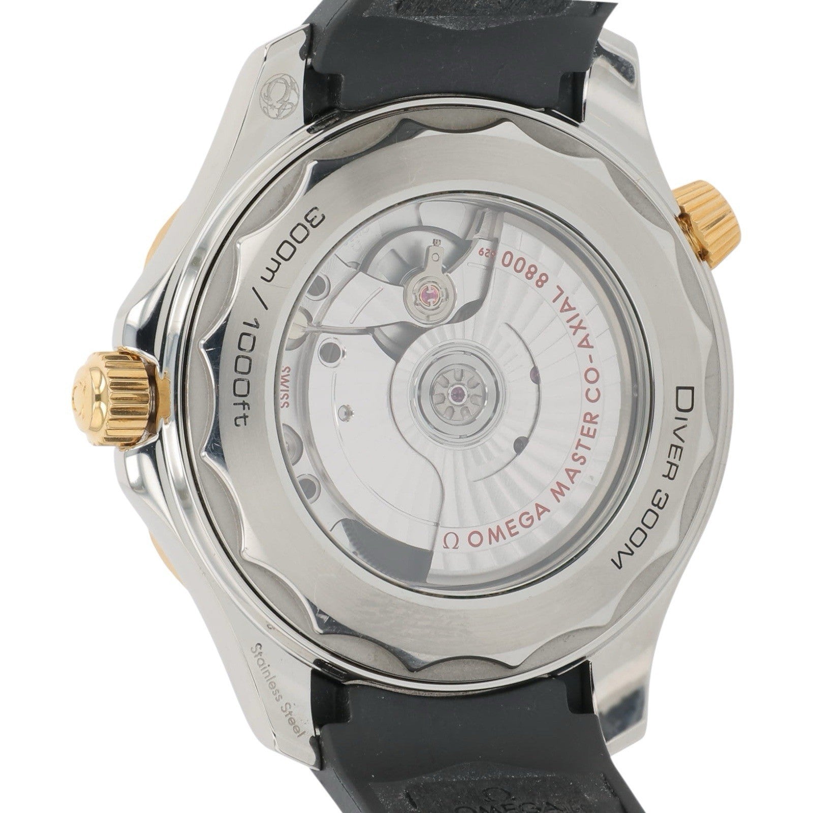 Omega Seamaster Diver Gold & Steel Black Dial 42mm Automatic 210.22.42.20.01.001