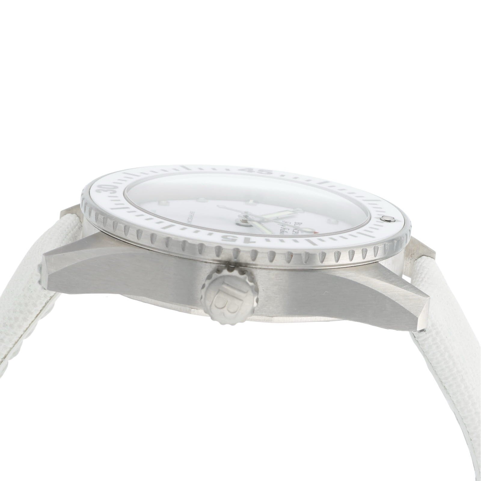 2026 NEW Blancpain Fifty Fathoms Steel White Dial 38mm Auto 5100 1127 W52A