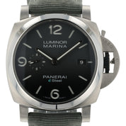 Panerai Luminor Marina Black Gray Dial Stainless Steel 44mm Automatic PAM01358