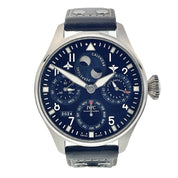 IWC Big Pilot Stainless Steel Blue Dial 46mm Automatic Men’s Watch IW503605