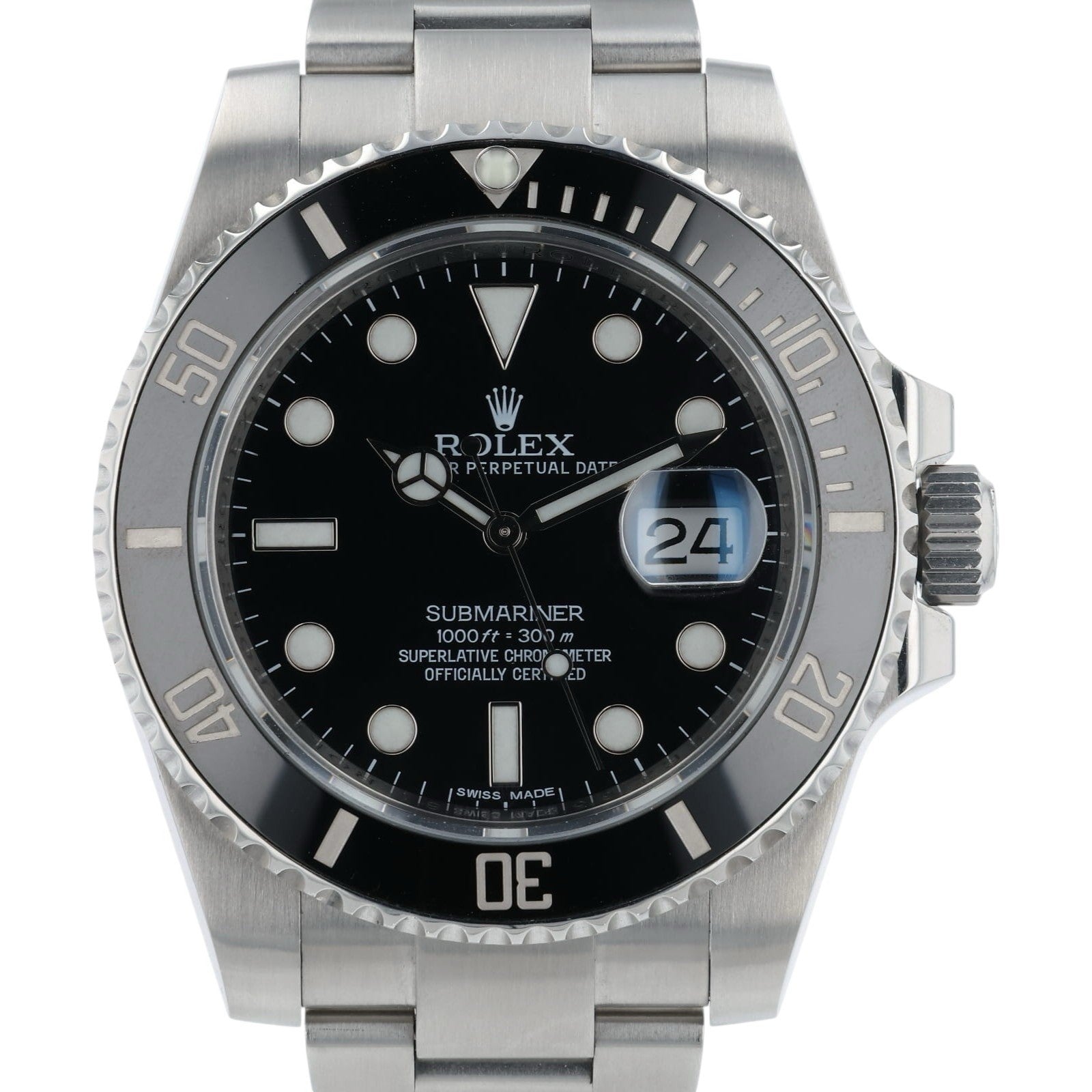 Rolex Submariner Black Dial Stainless Steel 40mm Automatic Men’s Watch 116610LN