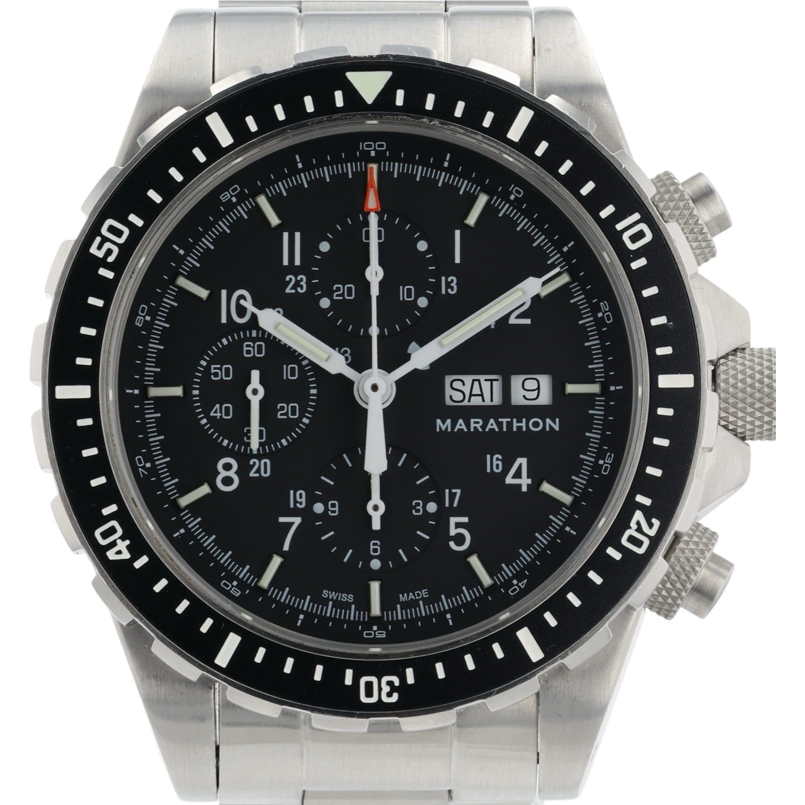 Marathon CSAR Black Dial Stainless Steel 46mm Automatic Men’s 6645-01-544-0408