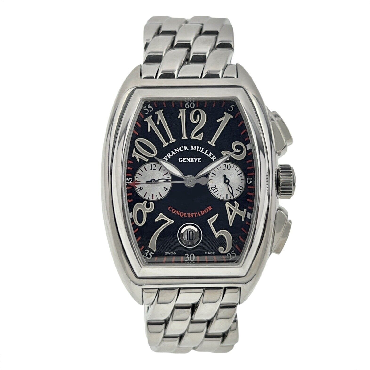 Franck Muller Conquistador Chronograph Steel 41mm Automatic Men’s Watch 8002CC