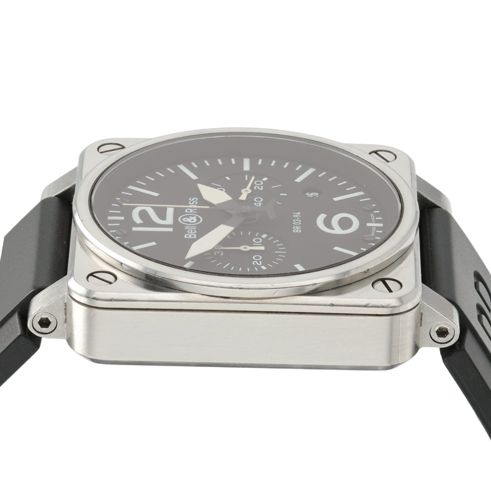 Bell & Ross BR-03 Black Dial Stainless Steel 42mm Automatic Men’s Watch BR03-94
