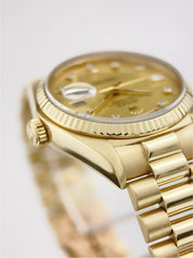 Rolex Day Date 18k Yellow Gold Champagne Dial 36mm Automatic Men’s Watch 18038