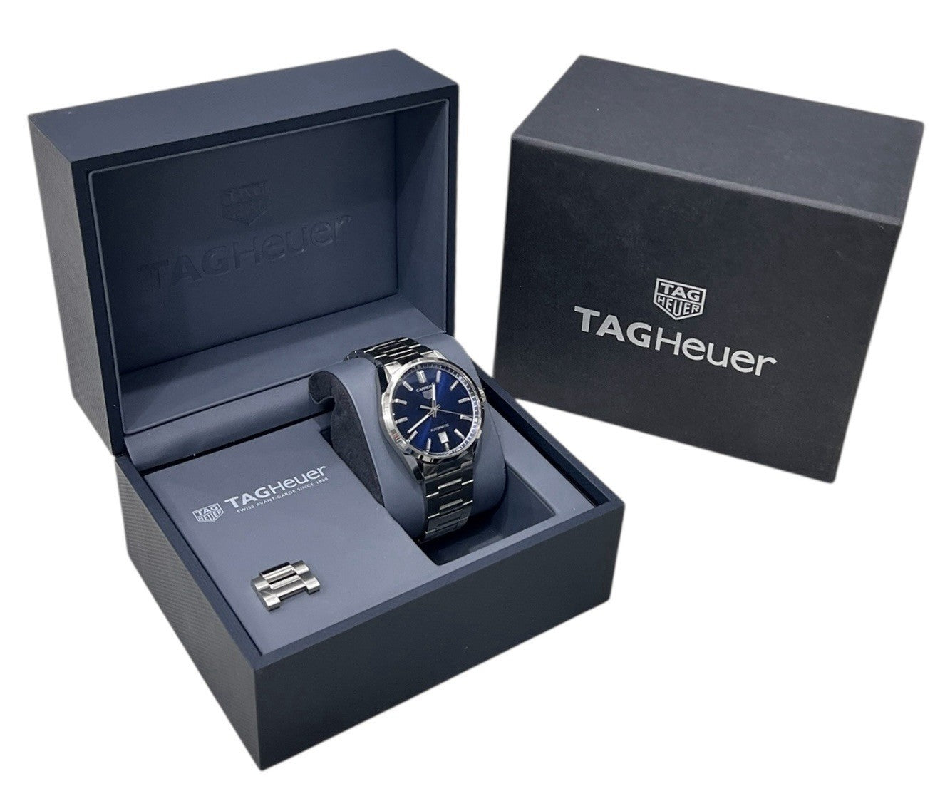 Tag Heuer Carrera Stainless Steel Blue Dial 39mm Automatic Men's Watch WBN2112