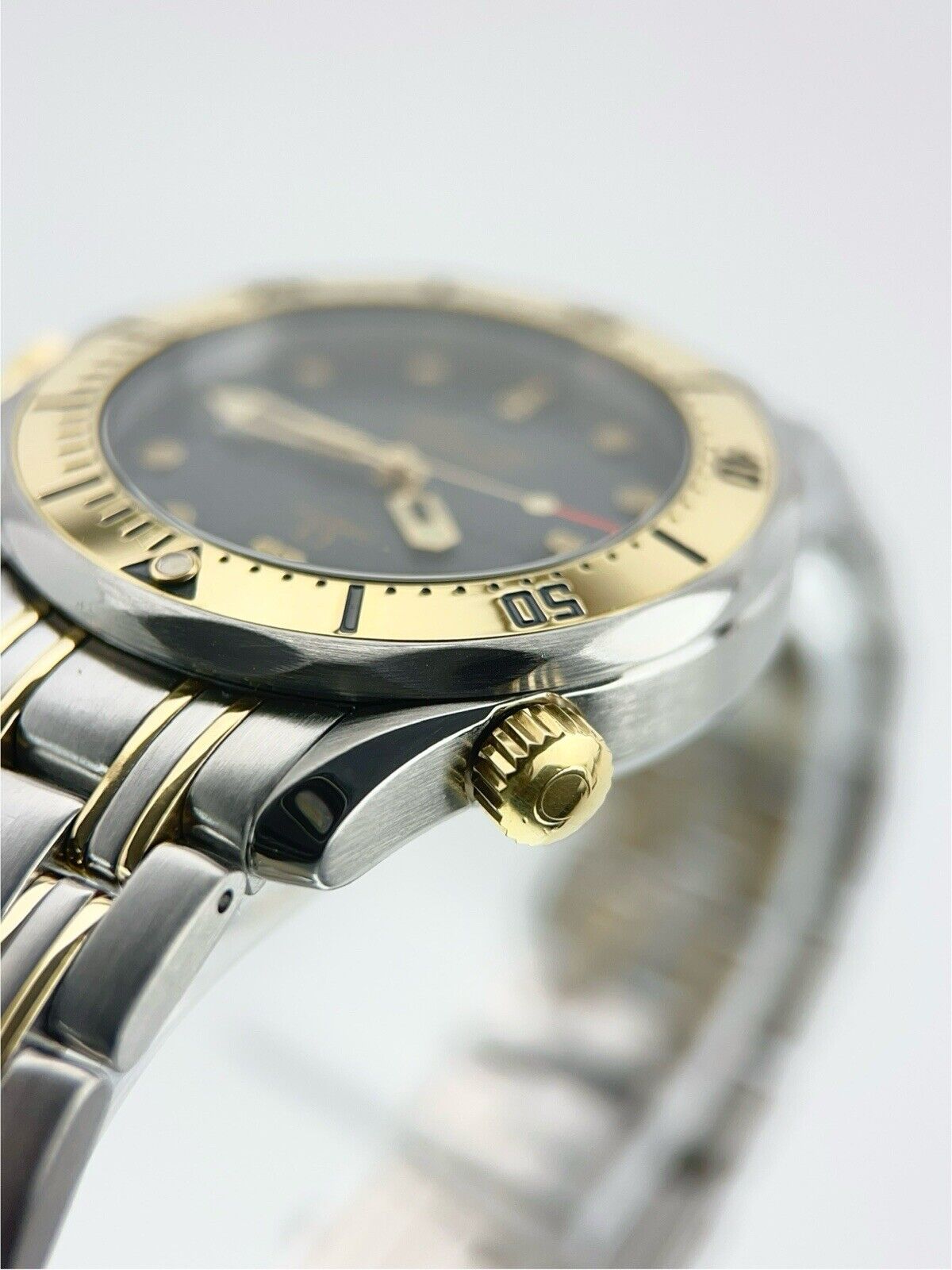 Omega Seamaster Diver 300M Gold & Steel Blue Dial 36mm Quartz Men’s 2342.80.00