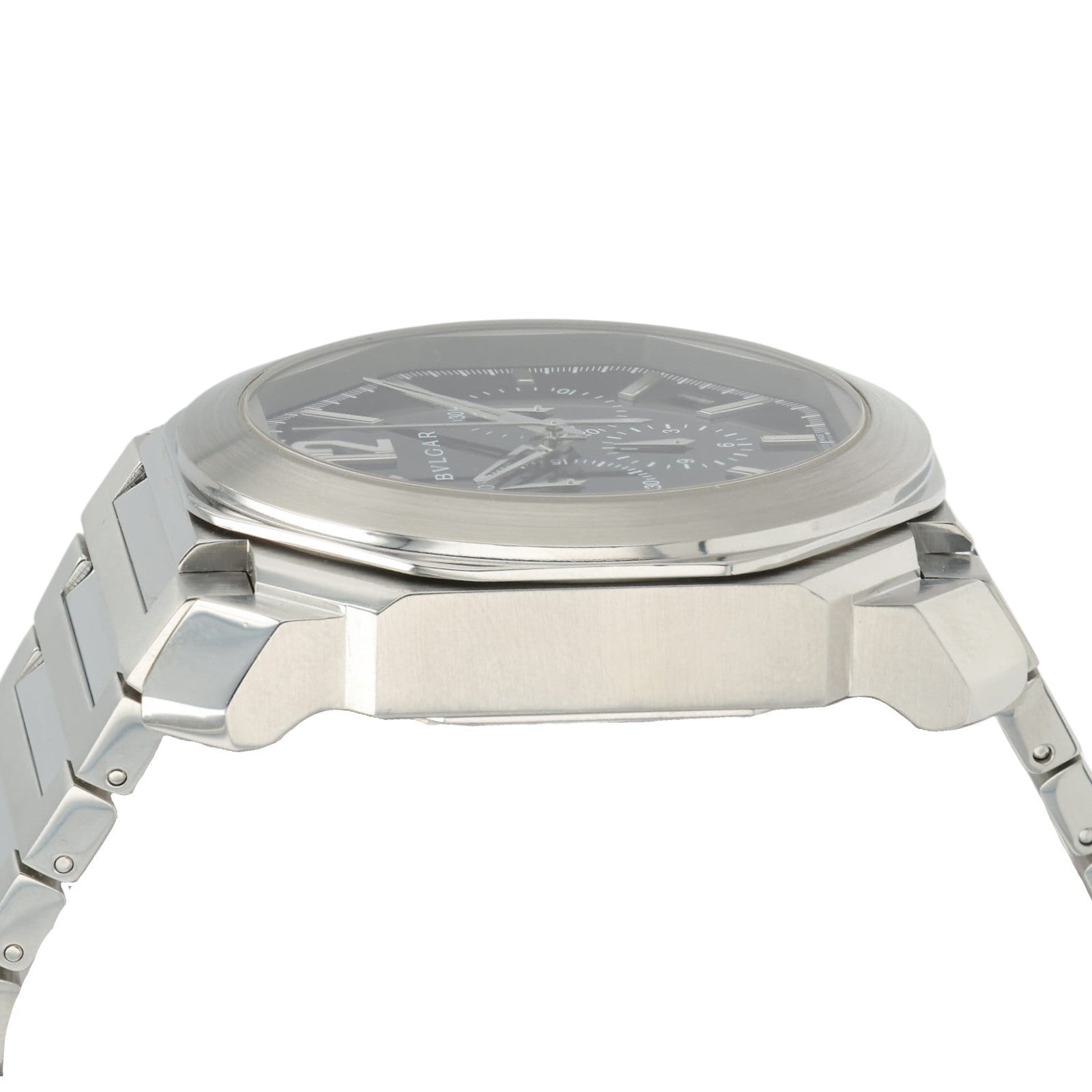 Bulgari Octo Chrono Black Dial Stainless Steel 41mm Automatic Mens BGO 41 S CH