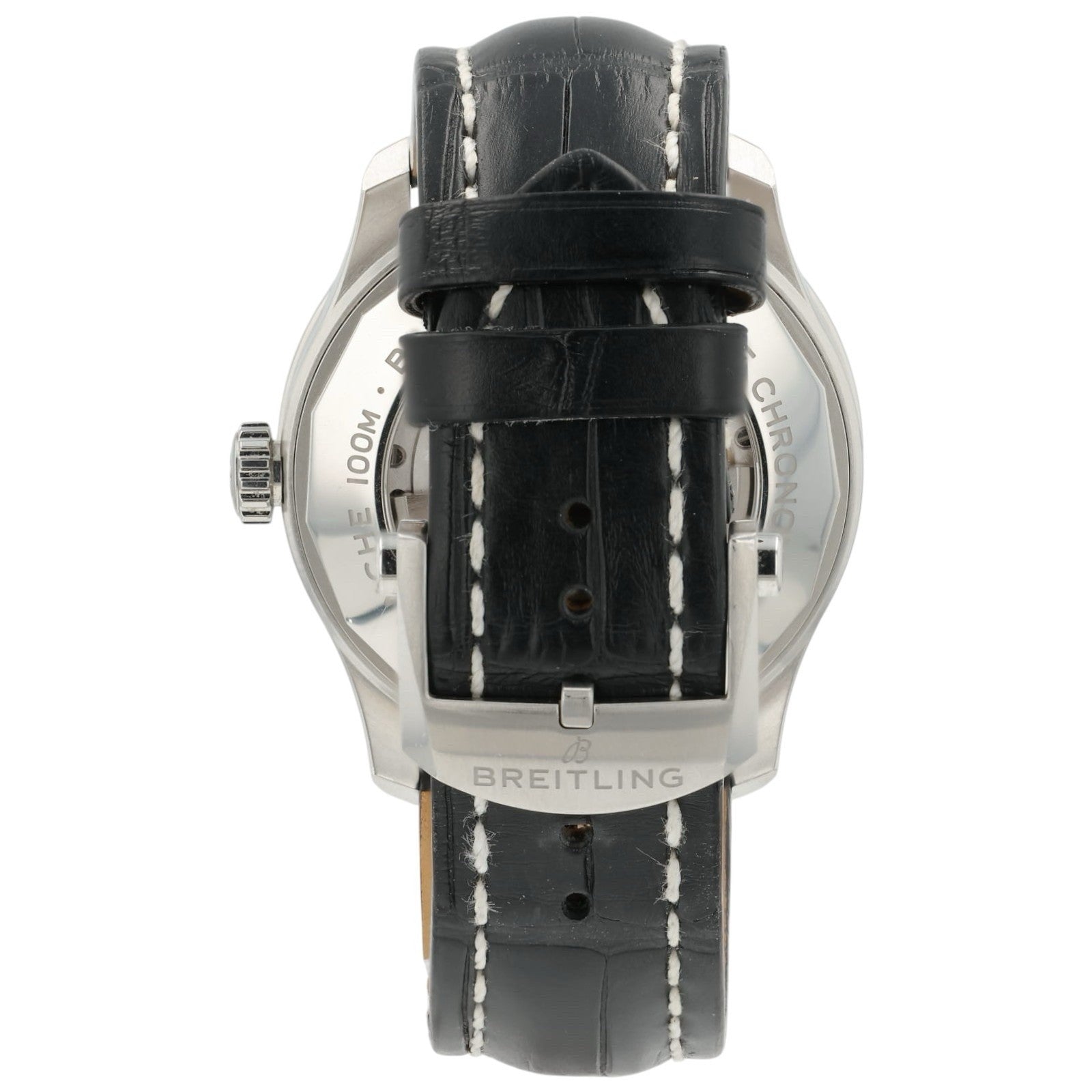 Breitling Aviator 8 Black Dial Stainless Steel 43mm Automatic Mens Watch AB3521