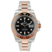 Rolex GMT-Master II Rose Gold & Steel Black Dial 40mm Automatic Men’s 126711CHNR