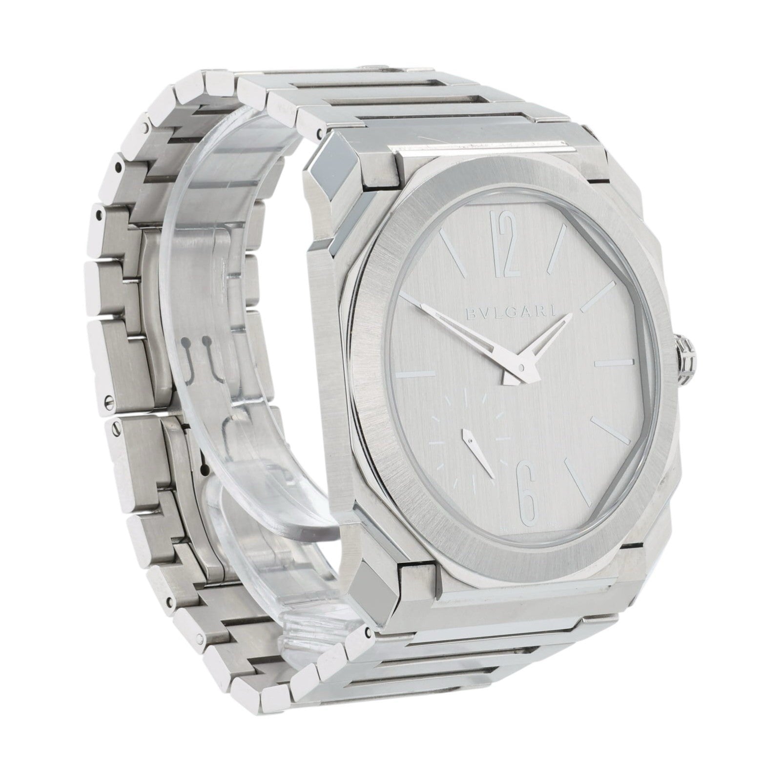 Bulgari Octo Finissimo Grey Dial Stainless Steel 40mm Automatic Men’s BGO40SXT