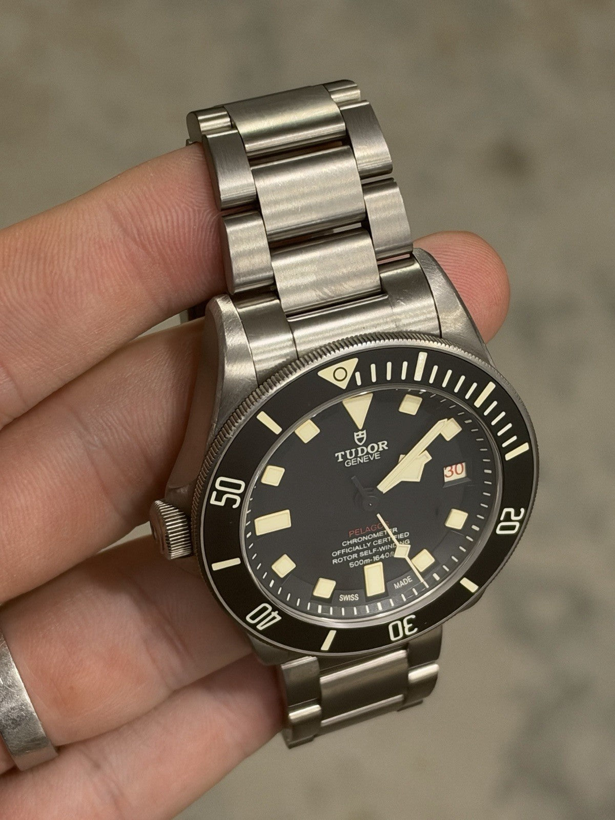 Tudor Pelagos LHD Mens Automatic Titanium Men's Watch 25610TNL - Watch Only