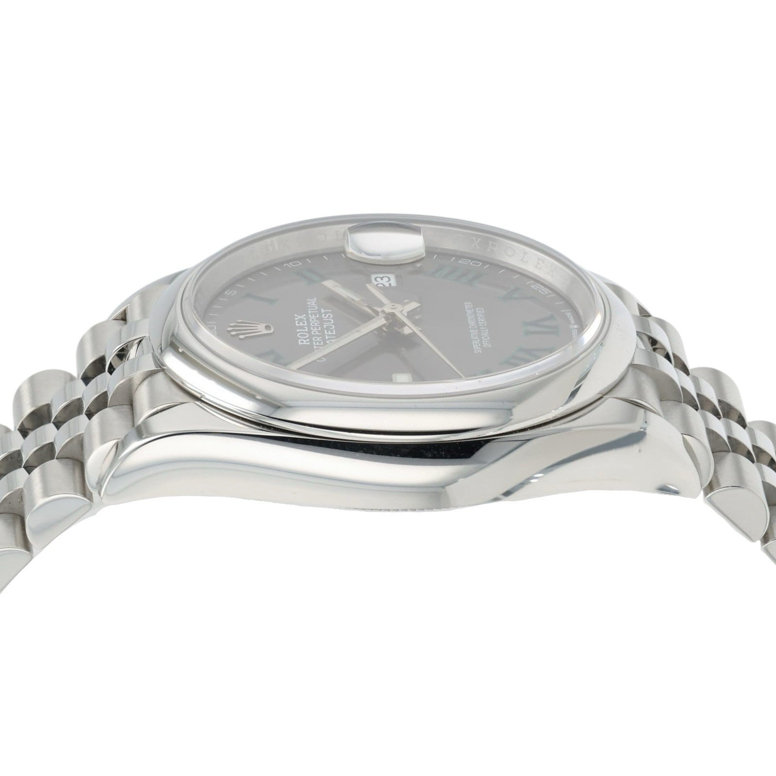 Rolex Datejust Wimbledon Gray Dial Stainless Steel 36mm Automatic Men’s 126200
