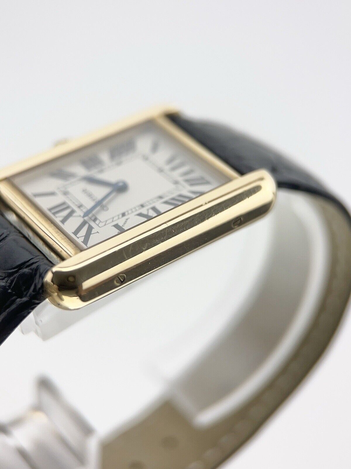 Cartier Tank Solo 18k Yellow Gold and Steel 24mm Quartz Women's Watch